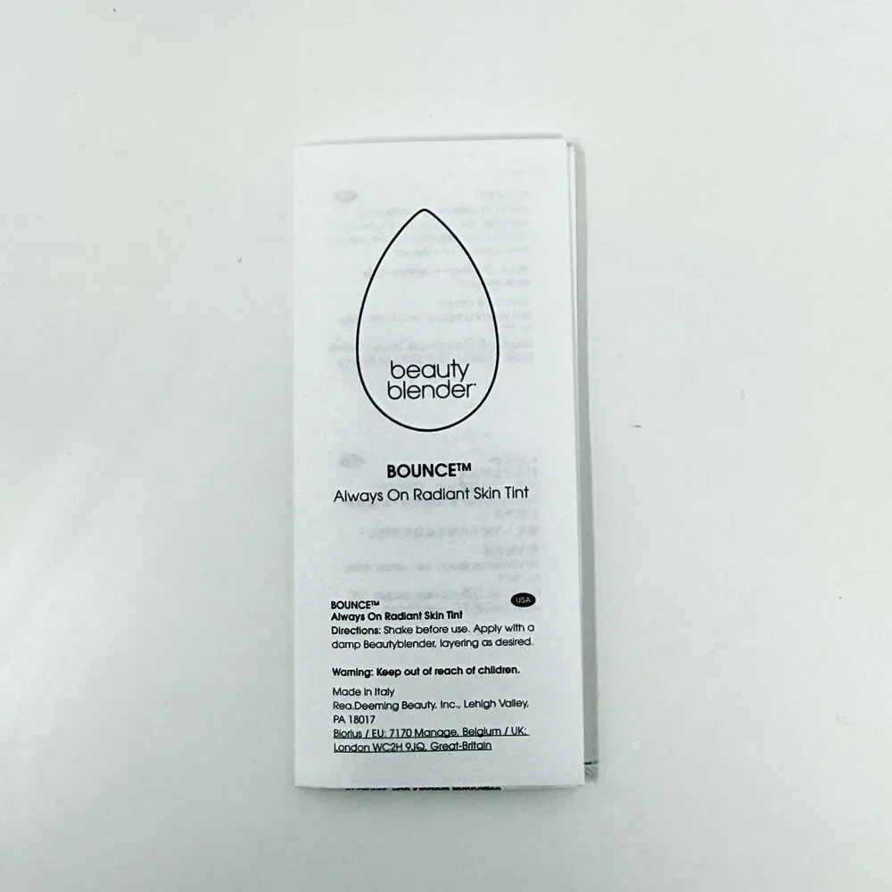 Beautyblender Bounce Skin Tint Tan 1 Always On Radiant Foundation New Box